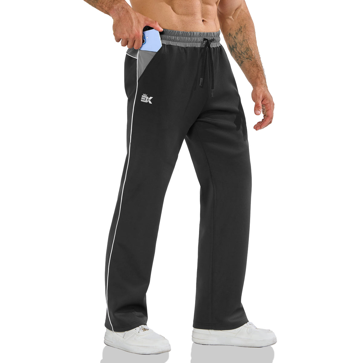 Relaxed Straight-Leg Sweatpants