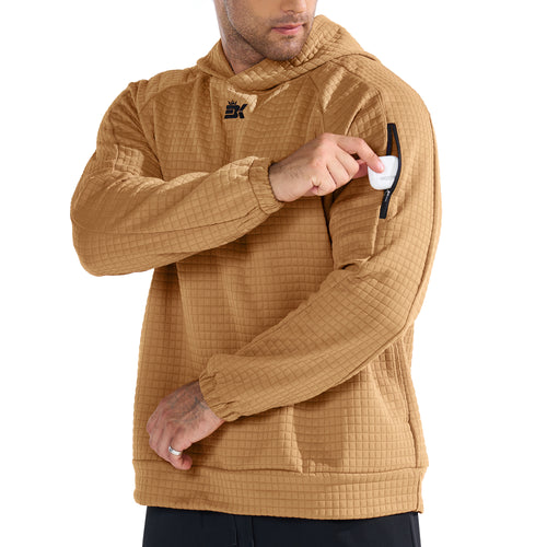 Armzip Waffle Hoodie