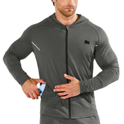 Zip Up Running Hoodie