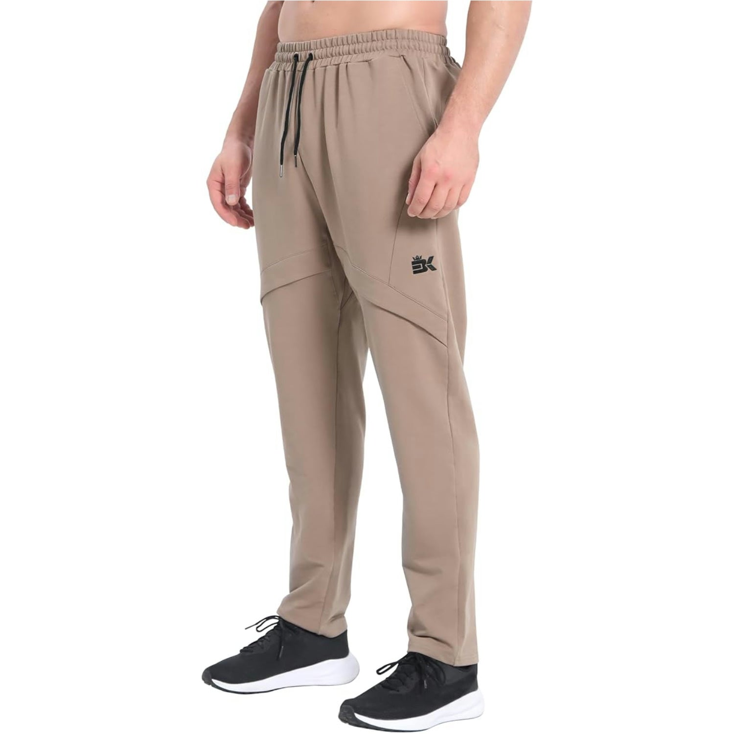 In mesh Cotton Drawstring Joggers – BROKIG