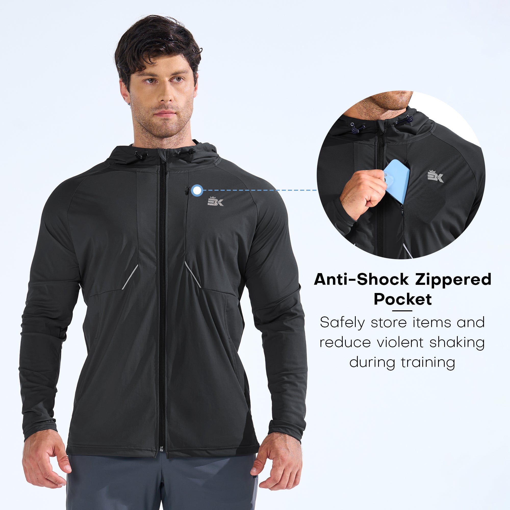 StealthZip Lightweight Training Hoodie 2-Piece Set