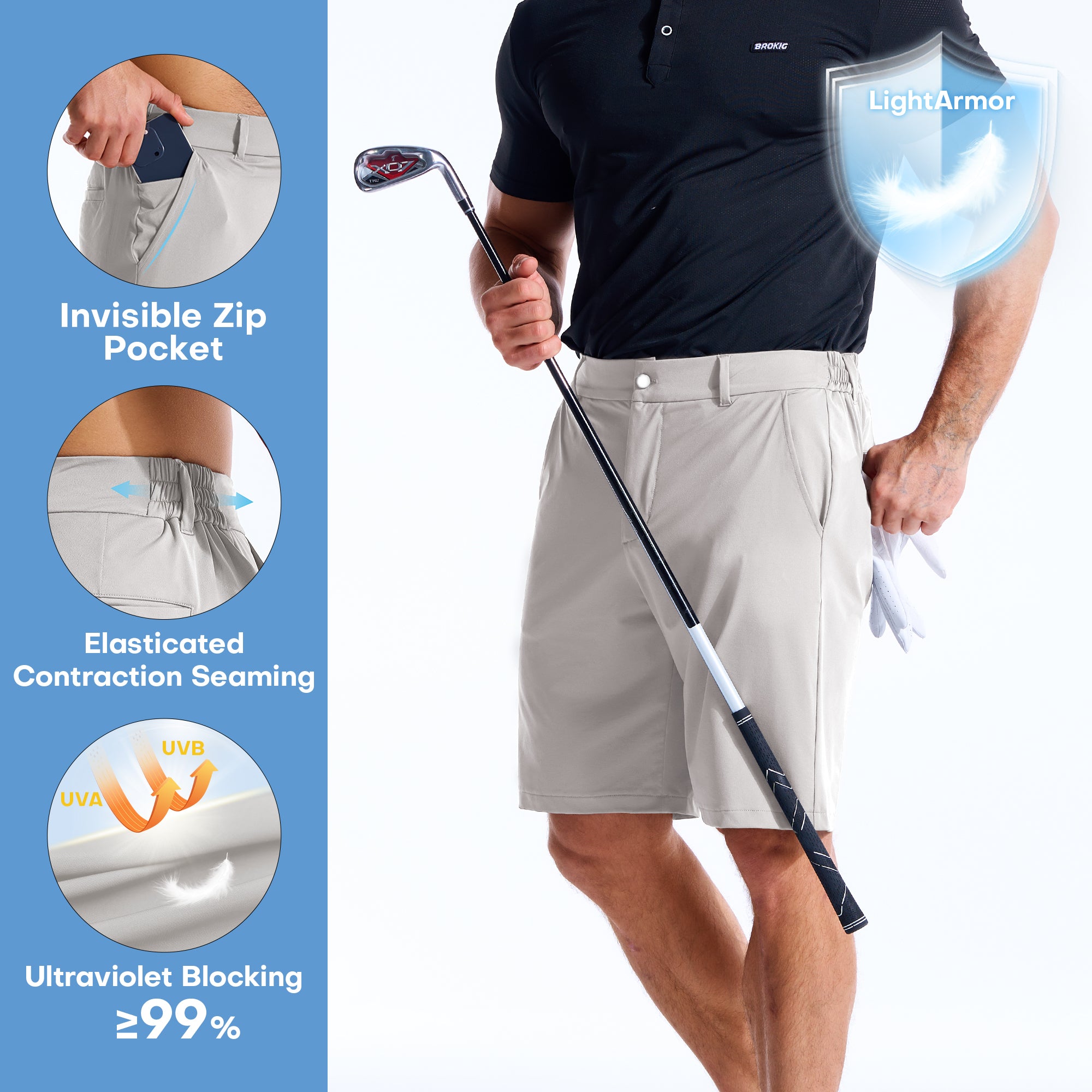 Stretch Golf Shorts