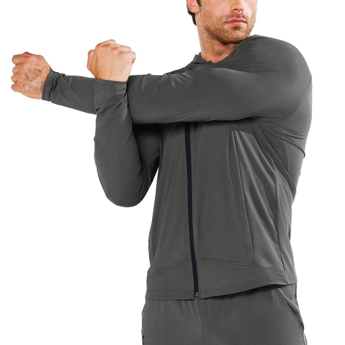 Zip Up Running Hoodie