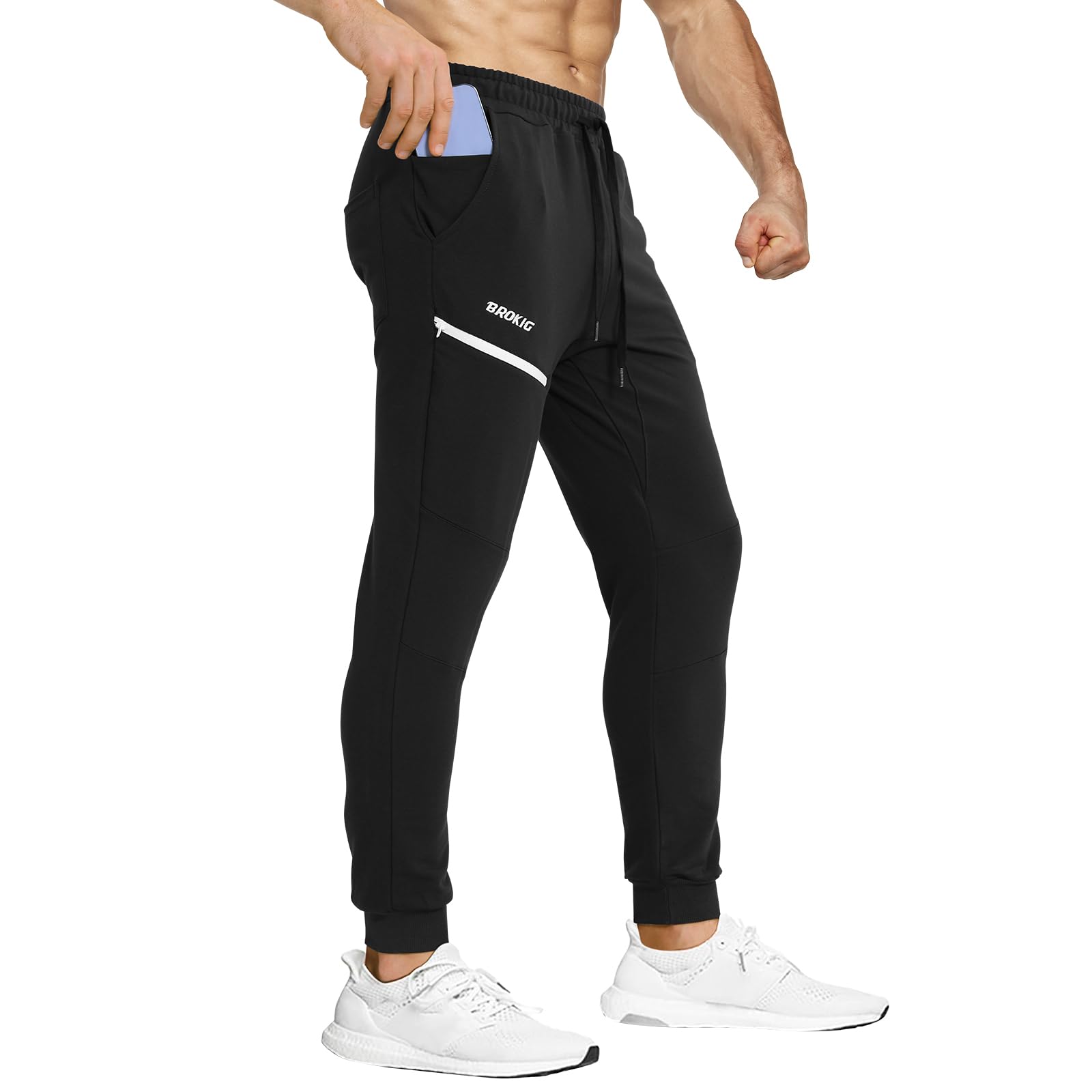 Double Zipper Pockets Joggers