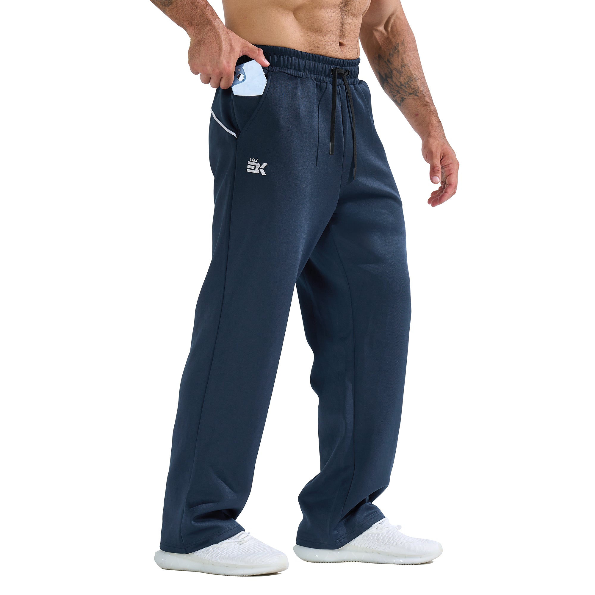 Wide-Leg Lounge Sweatpants