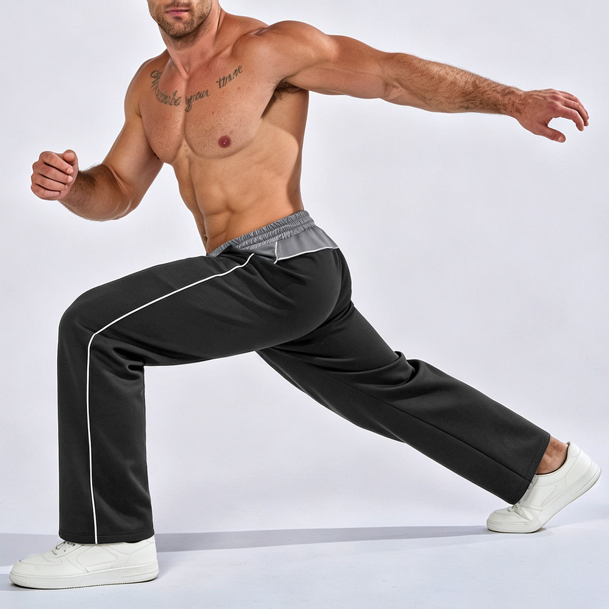 Relaxed Straight-Leg Sweatpants