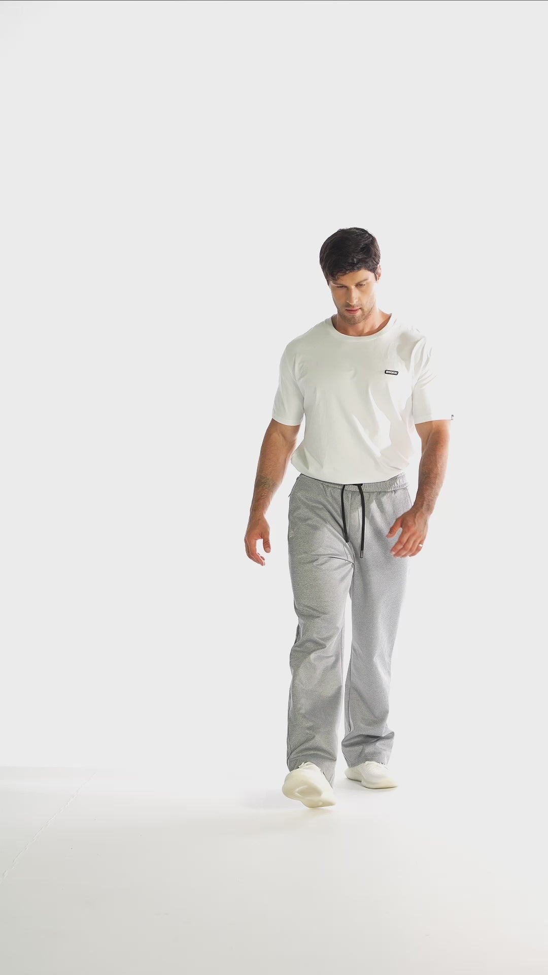 Load video: Wide-Leg Lounge Sweatpants